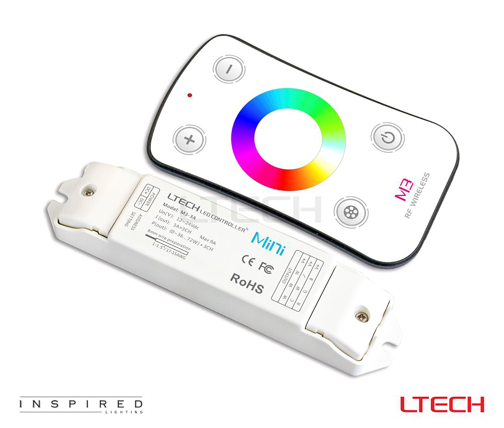 Remote Control Kit Controllers LTECH DMX / RGB / WWCW Remote Control Kit Controllers LTECH DMX / RGB / WWCW